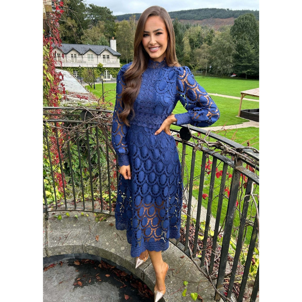 MELINA|Graceful Glow Dress