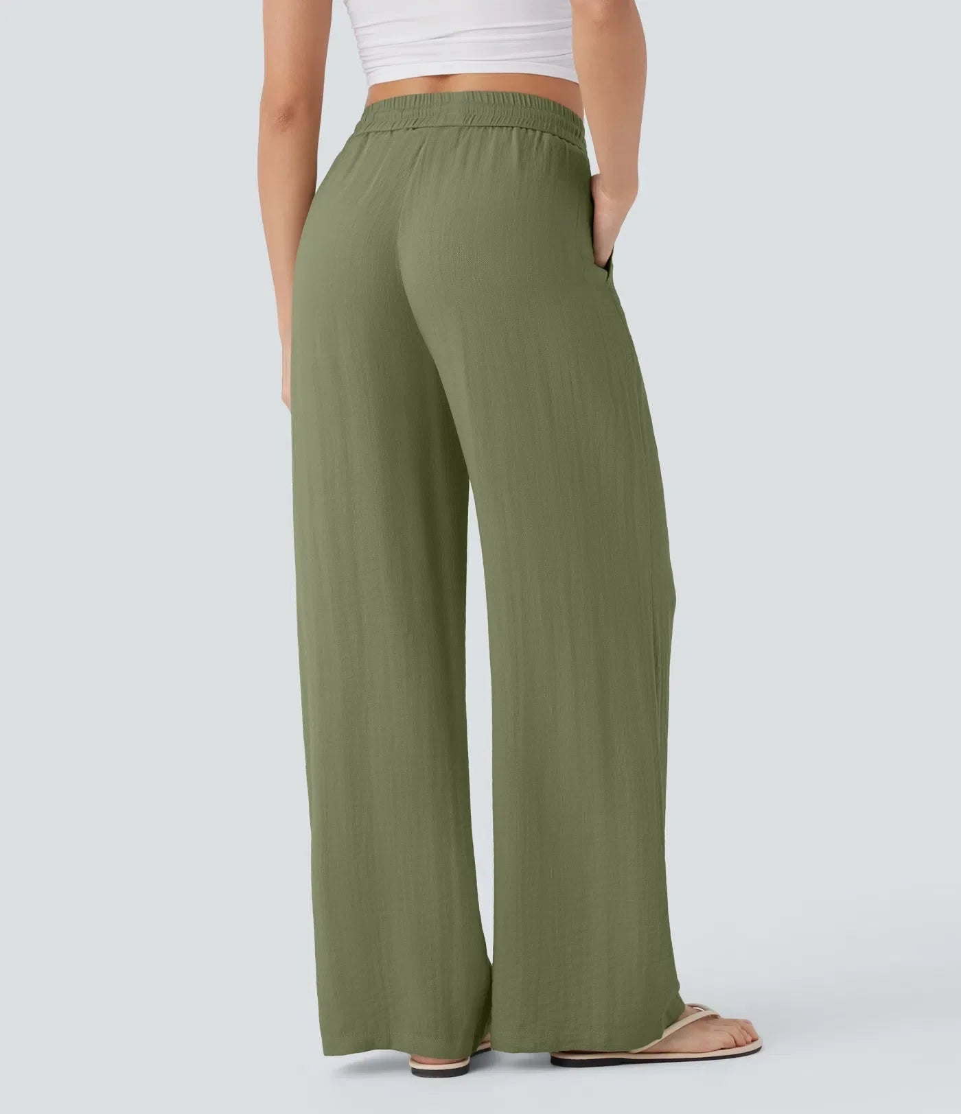 Zafeiria - Elegant Linen Pants