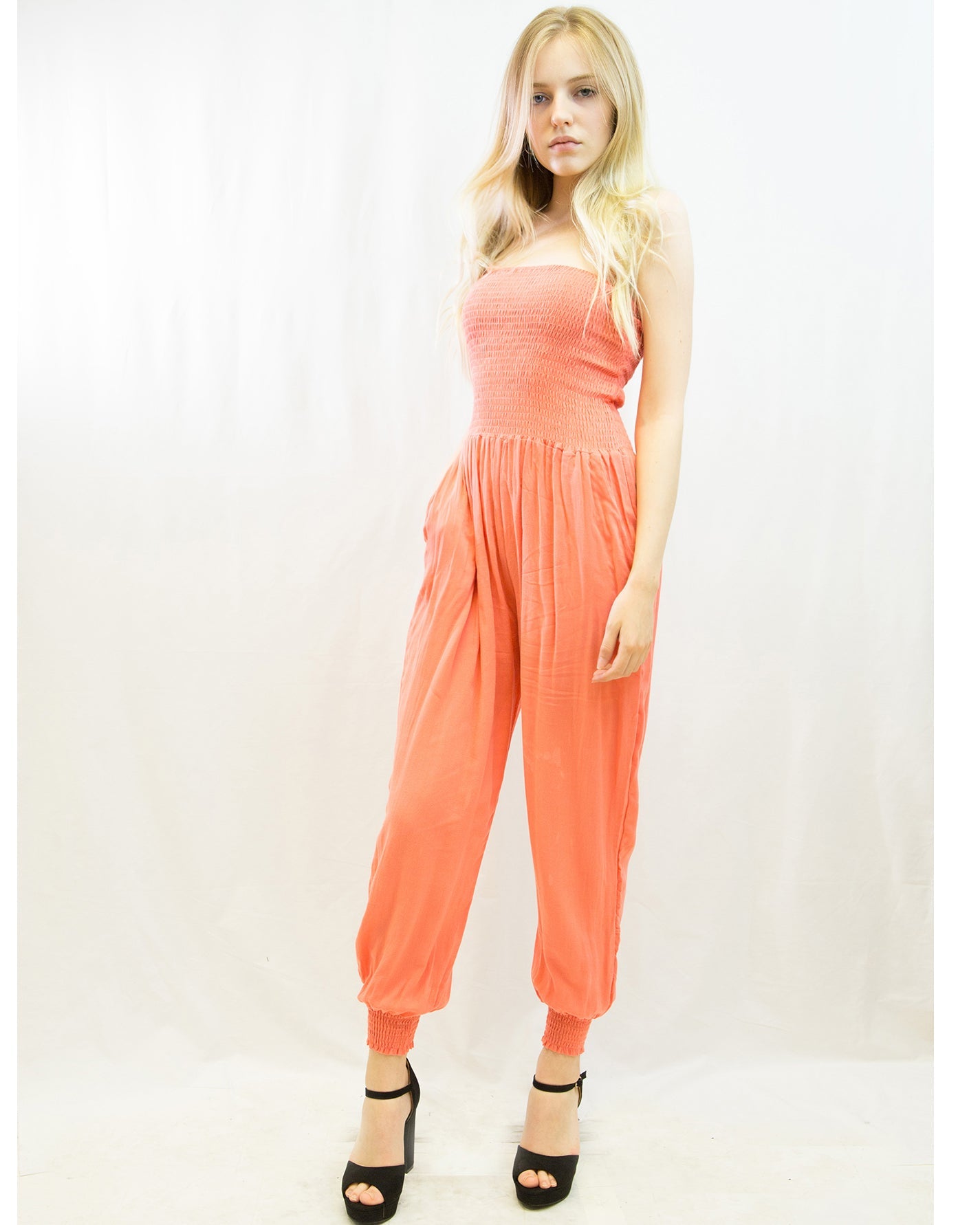 Olivia Row™ | Cotton Bootube Jumpsuits Summer relax wear