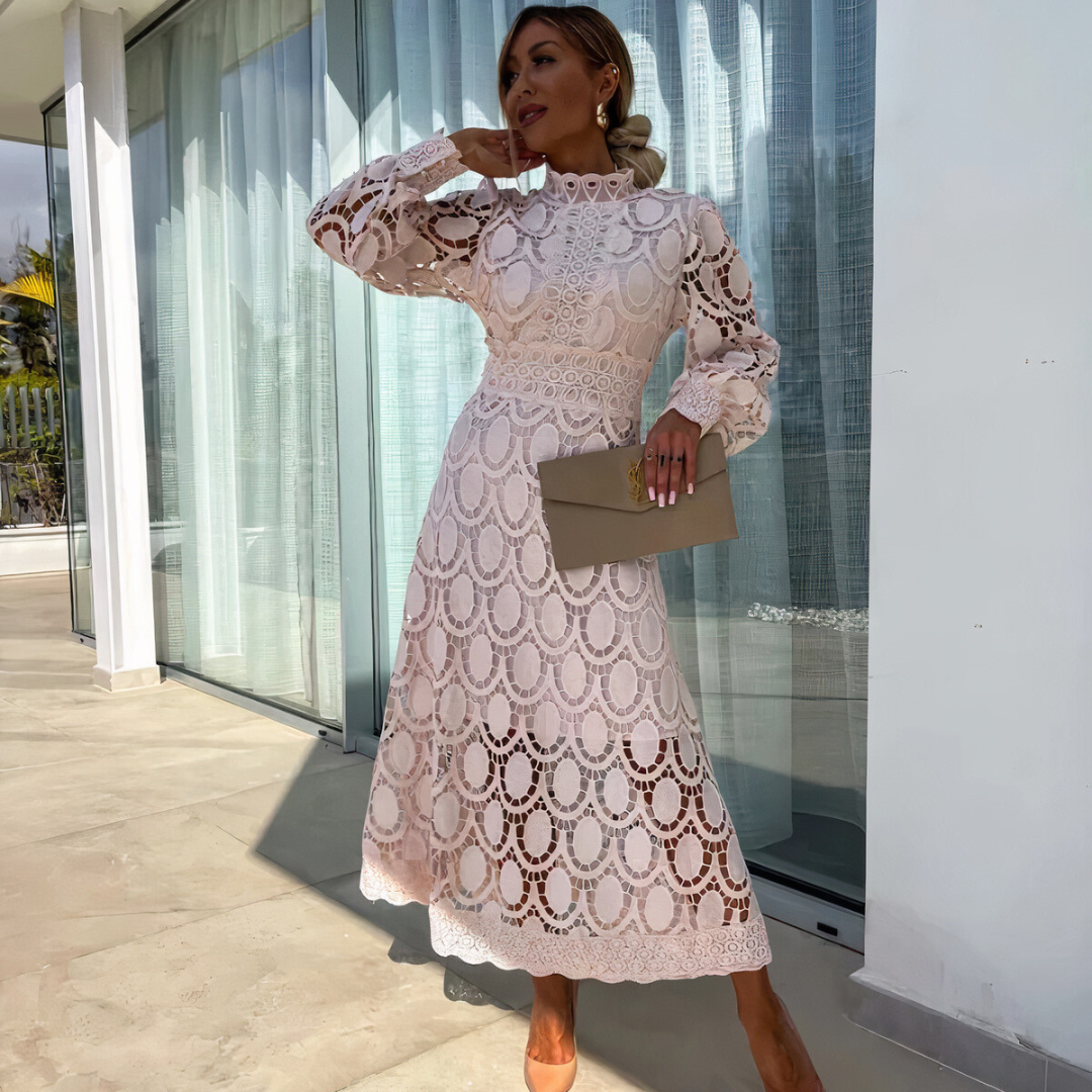 MELINA|Graceful Glow Dress