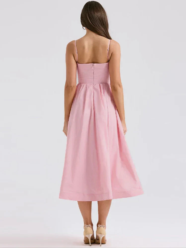 Jovie™ Solid Scoop Neck Strappy Dress