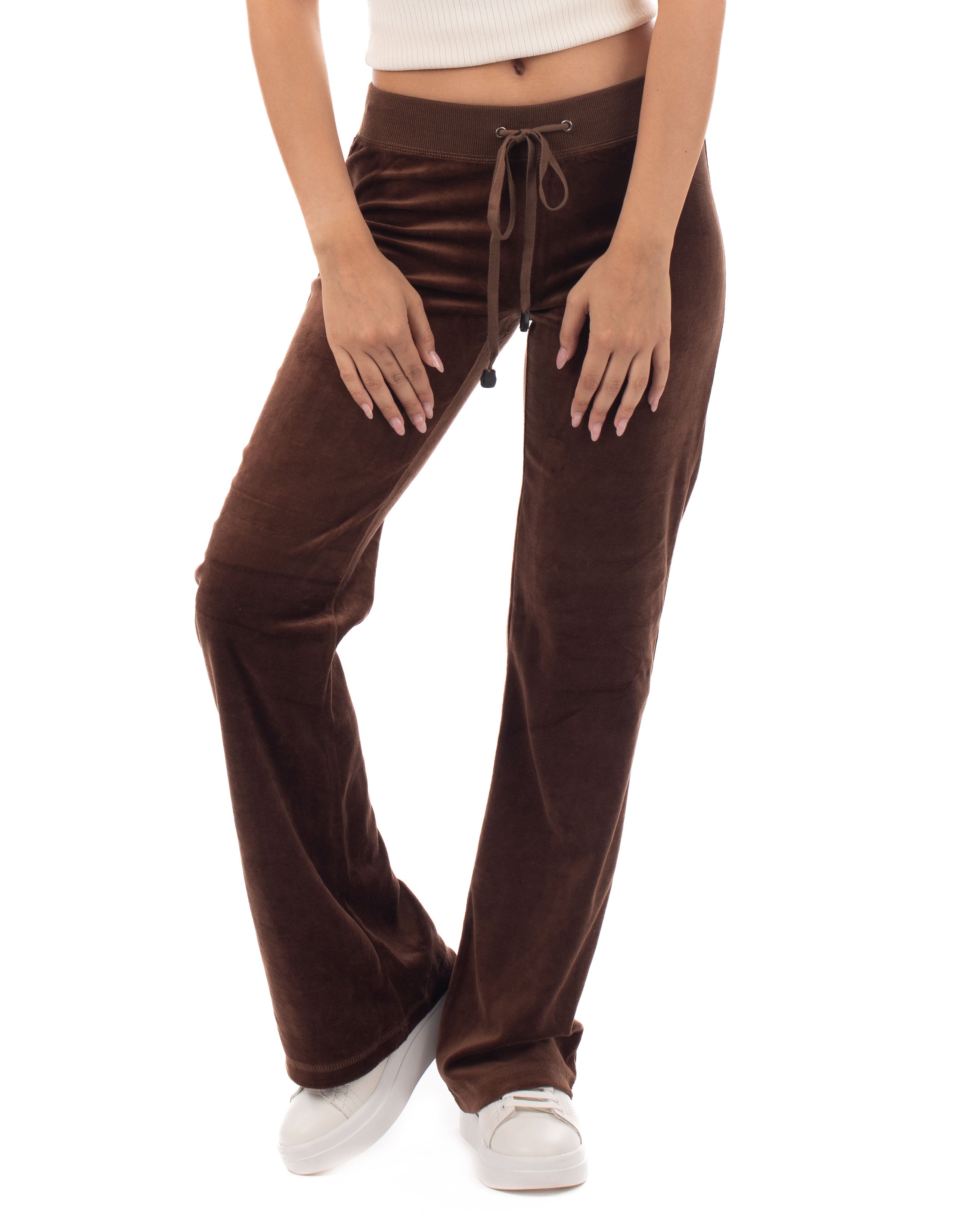 Olivia Row™ | Velour Jogging Pants (Brown)