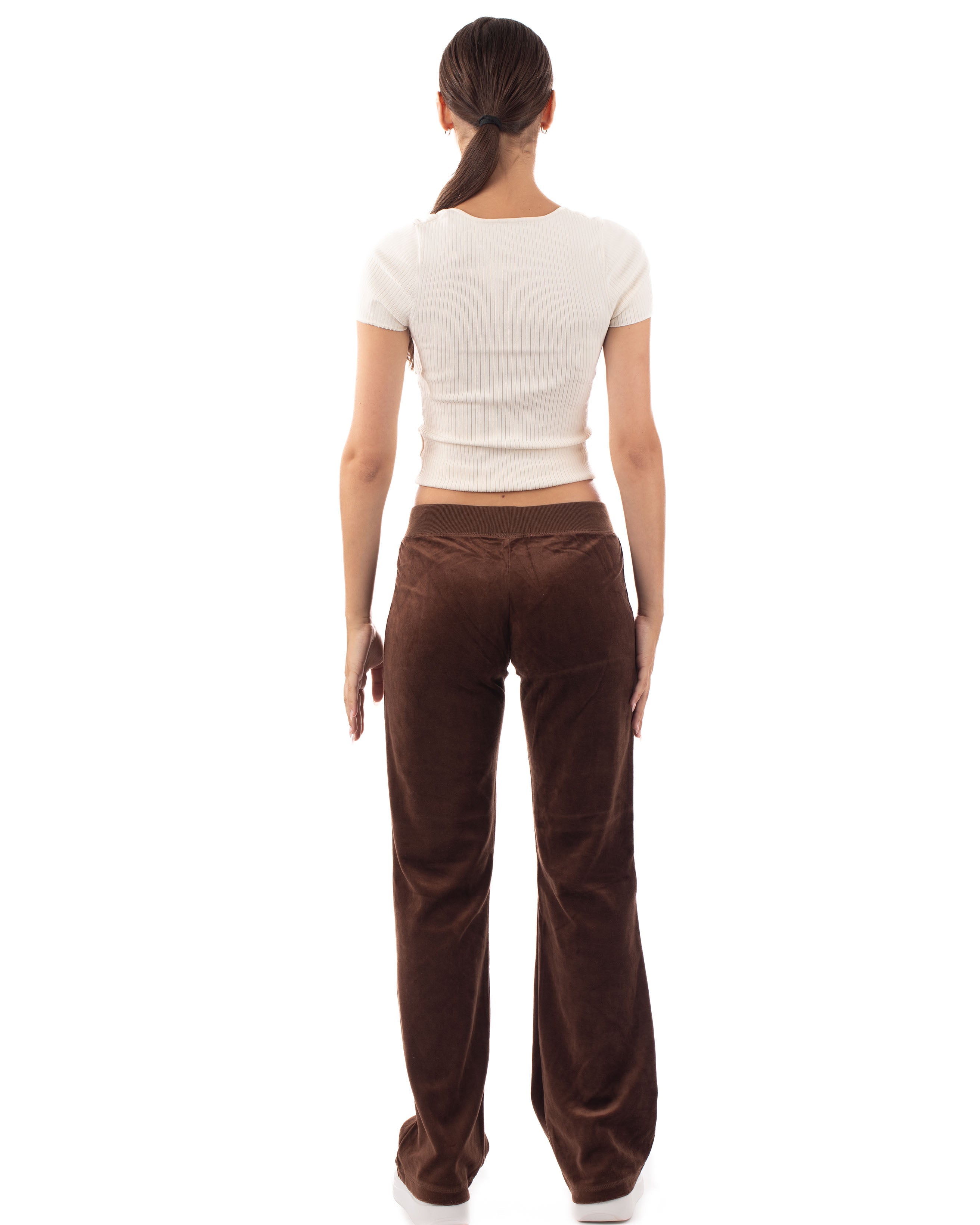 Olivia Row™ | Velour Jogging Pants (Brown)