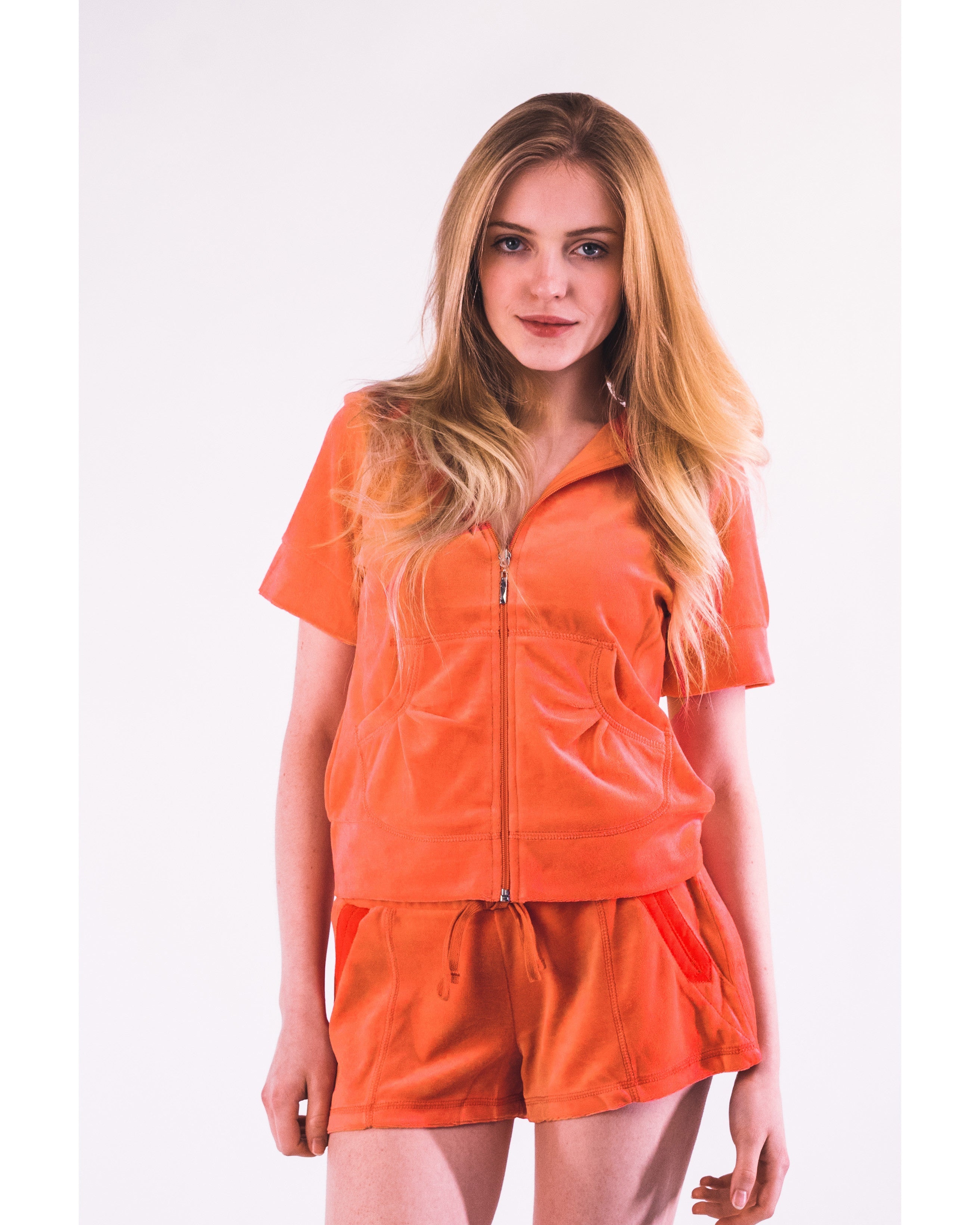 Olivia Row™ | Short sleeves tracksuits (ORANGE)