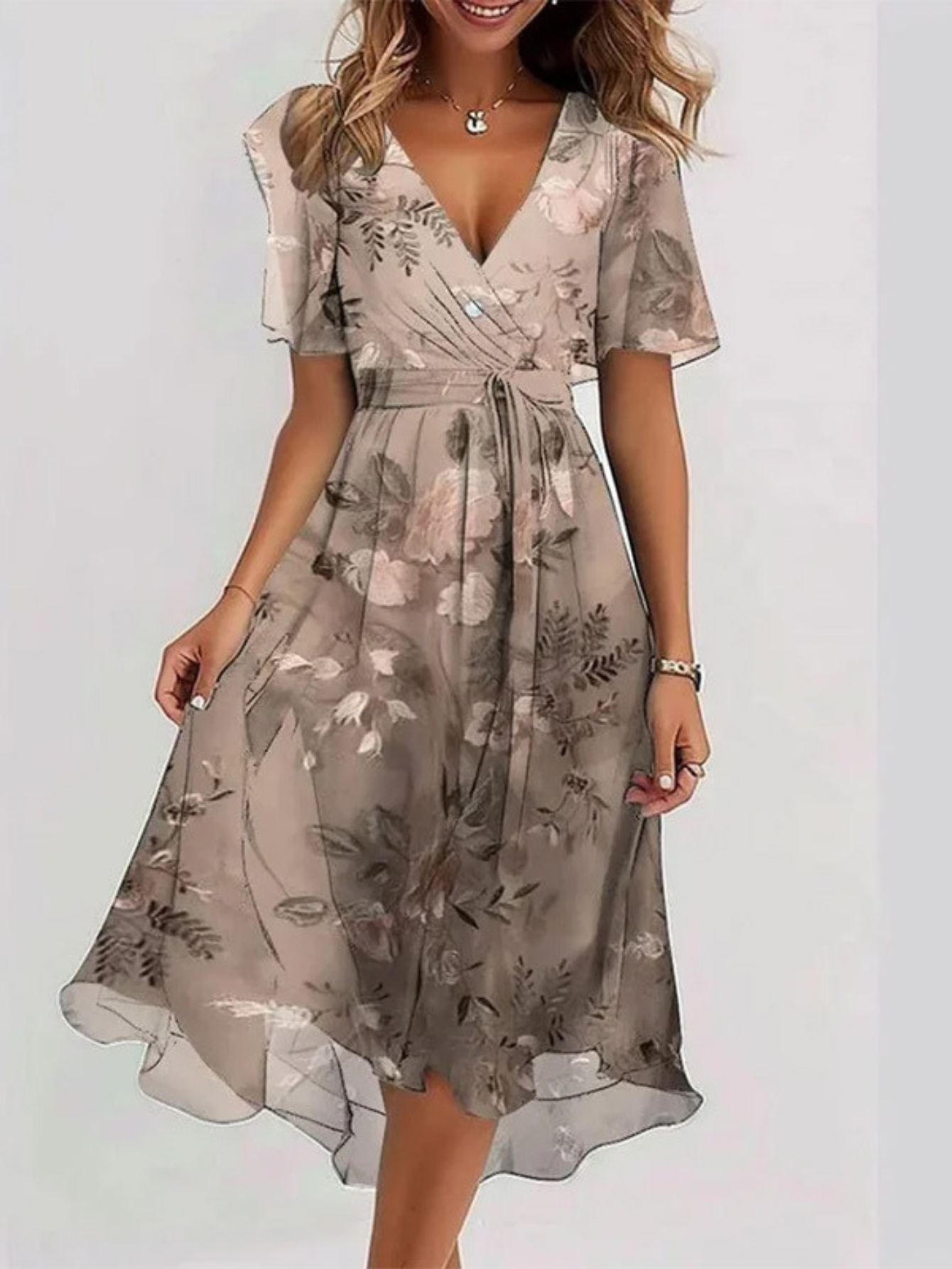 LEANNE | CASUAL BOHO GRADIENT DRESS